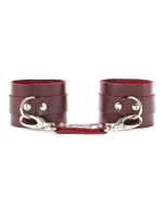 Бордовые наручники Maroon Handcuffs (Цвет: бордовый)