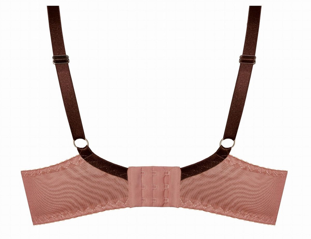 Бюстгальтер Zoe на косточках с дополнительными боковыми поддержками (Размер: 80E) (Цвет: грязно-розовый)