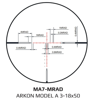 Прицел Arkon Model A 3-18x50