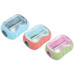 Точилка "Soft" 1 отверстие, контейнер, в ассортименте (Berlingo)