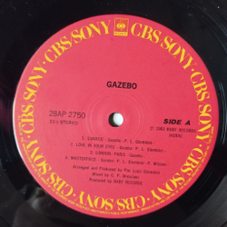 Винтажная виниловая пластинка LP Gazebo (Japan 1984) (Obi) Love In Your Eyes