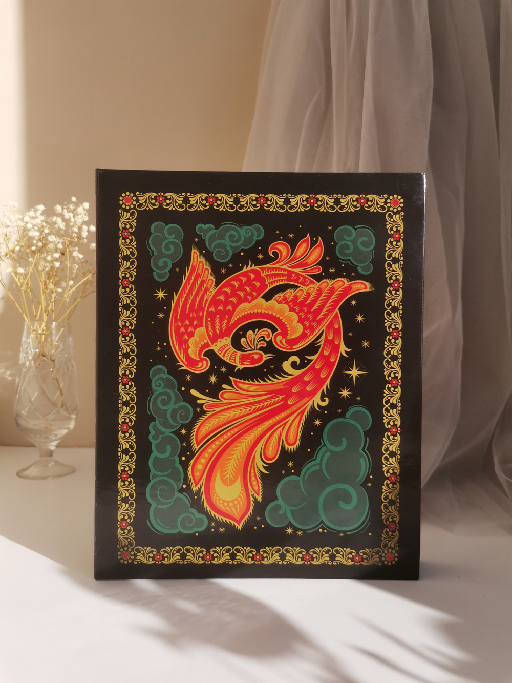 Фотоальбом на 200 фото 10х15 см, пластик. листы Russian souvenir Жар-птица