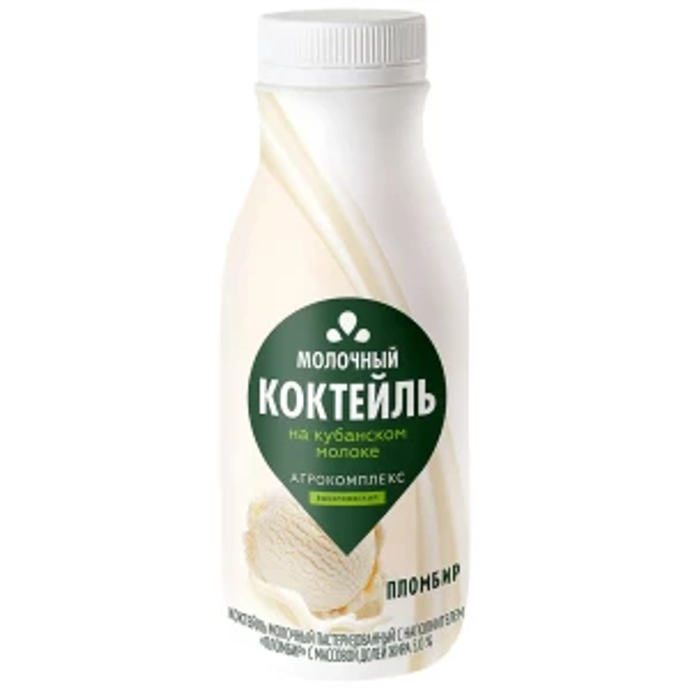 Коктейль молочный Пломбир 5% 270гр "Агрокомплекс"