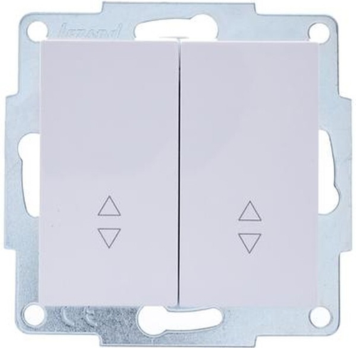 Переключатель проходной 2-кл. СП Vesna механизм бел. LEZARD