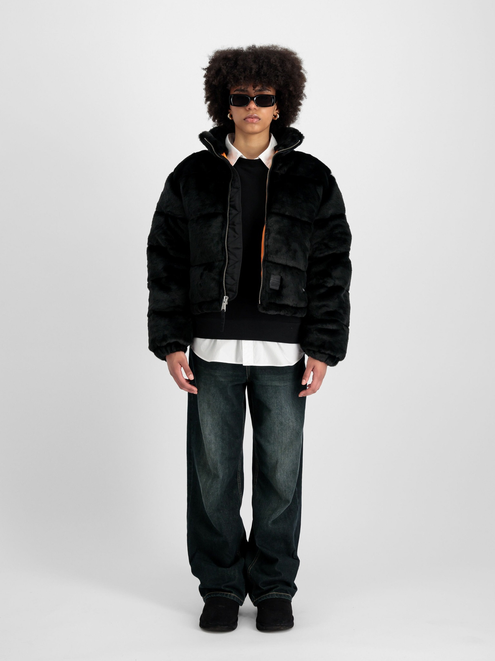 Куртка утепленная женская ALPHA INDUSTRIES Fur Puffer Wmn