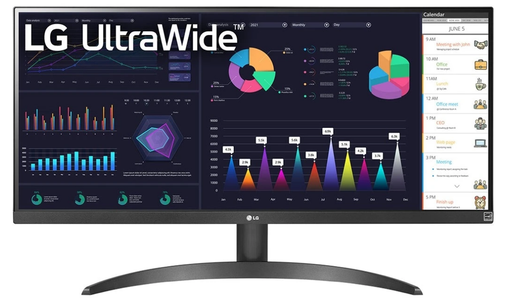 Монитор 29" LG UltraWide 29WQ500-B