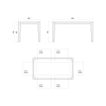 Обеденный стол MAVIS MVT23