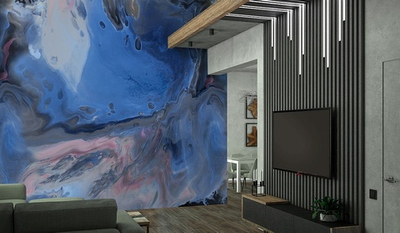 Обои и панно Affresco, коллекция  FLUID