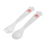 4839929 Набор для кормления: ложка и вилка «Для Малыша», от 5 мес., белый МИКС