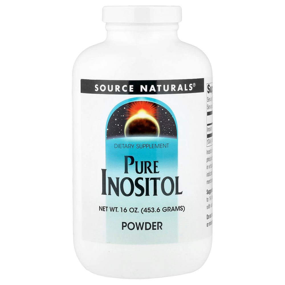 Source Naturals, Чистый инозит в порошке, 453,6 г (16 унций)