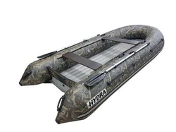 Лодка ПВХ HYDRA NOVA 400 ЛЮКС камуфляж + 4х-тактный лодочный мотор NISSAN MARINE NMF 40 A ETS