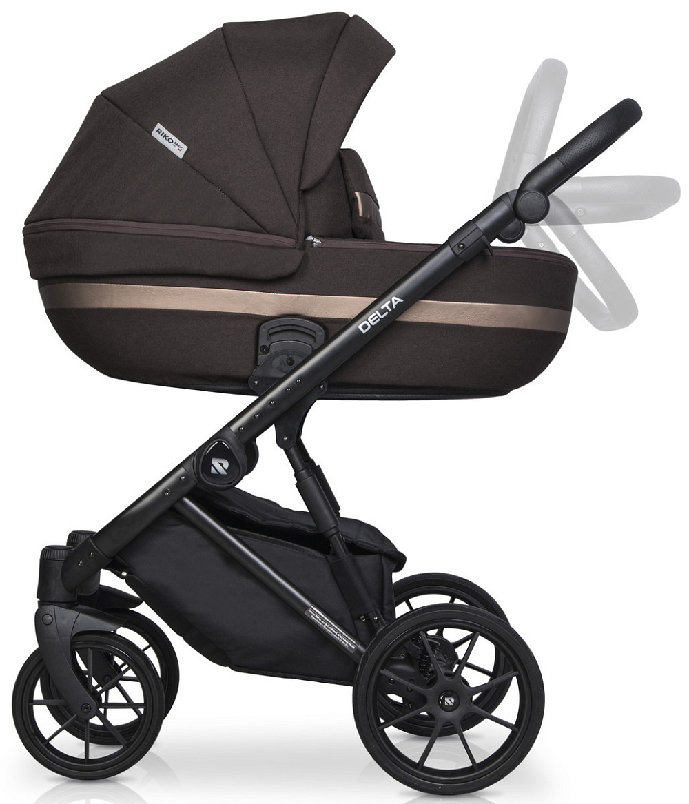 Детская коляска Riko Basic Delta 3 в 1 04 Chocolate