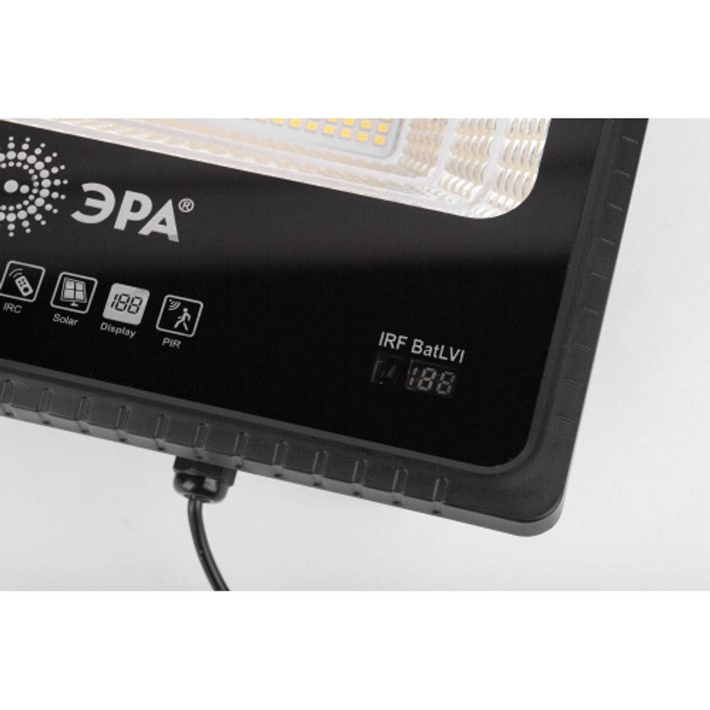 ЭРА Прожектор светодиодный уличный на солн. бат. 150W, 1500 lm, 5000K, с датч. движения, ПДУ, IP65 ( | Уличное освещение на солнечных батареях