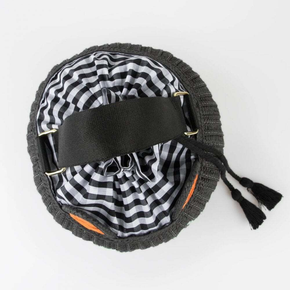 Сумка плетёная "Halloween cat"