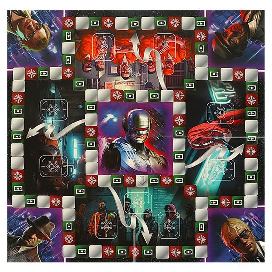 Настольная игра-ходилка квадрат. Робокорп.Корпус безопасности,город под защитой.Умные игры