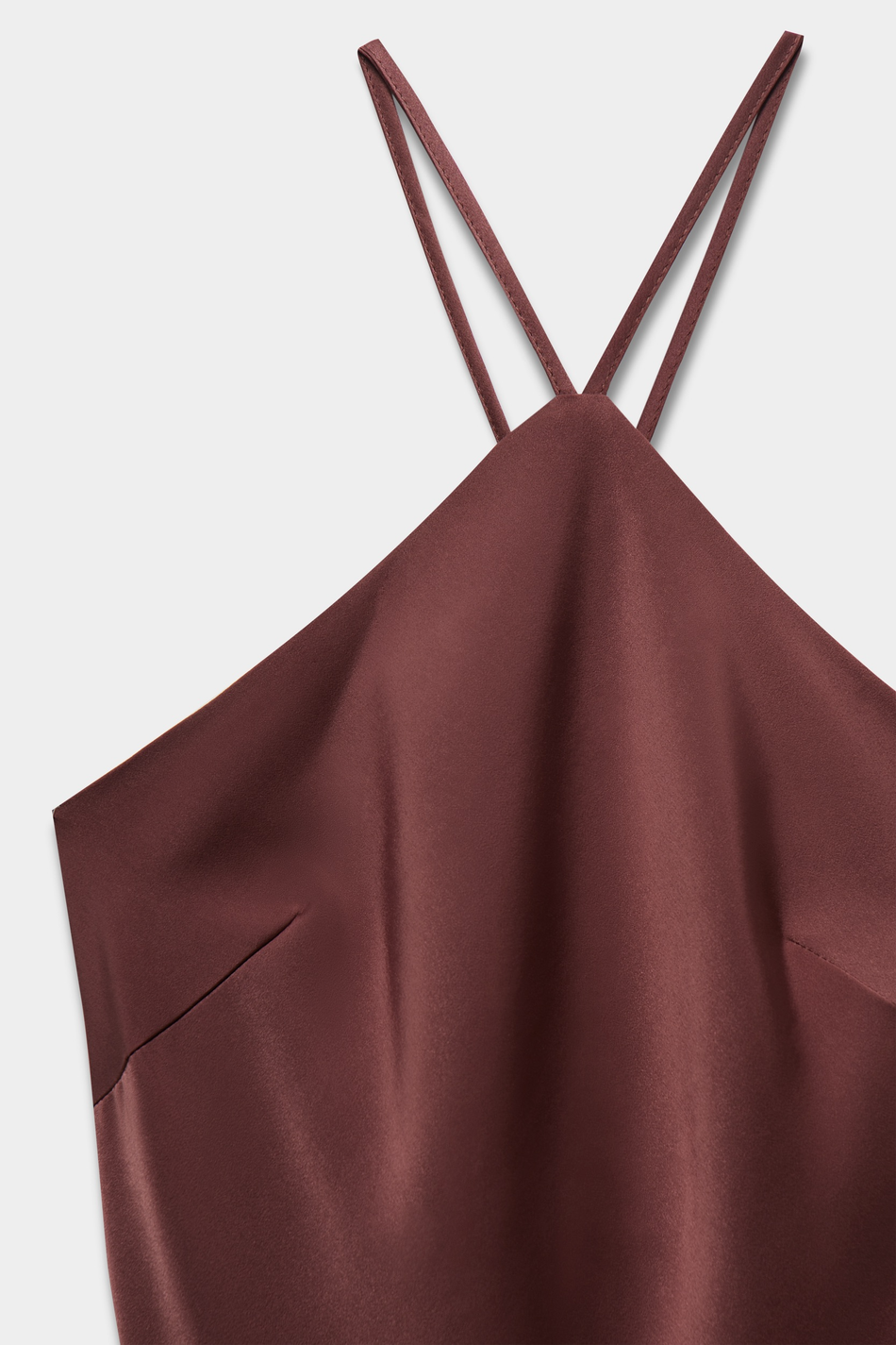 Платье с Х-образным вырезом