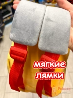 Рюкзак детский в садик плюшевый дошкольный  бензовоз