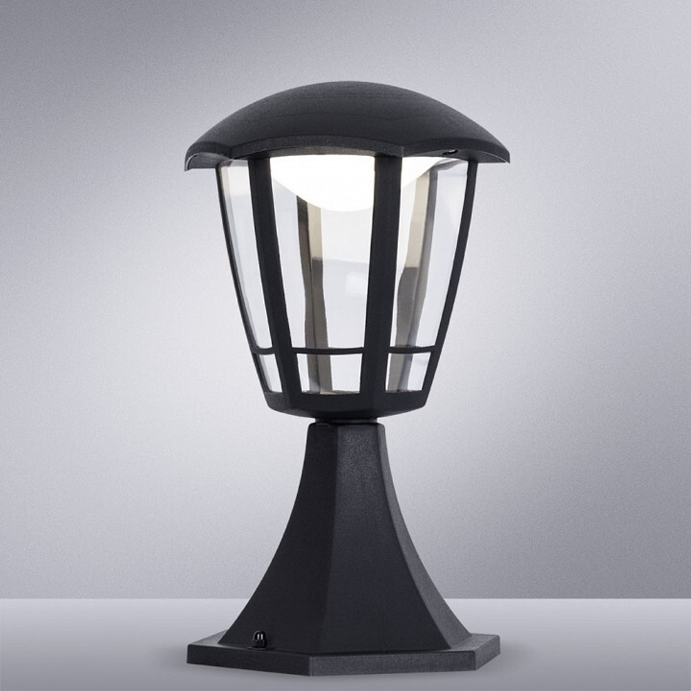 Уличный наземный низкий светильник Arte Lamp A6064FN-1BK