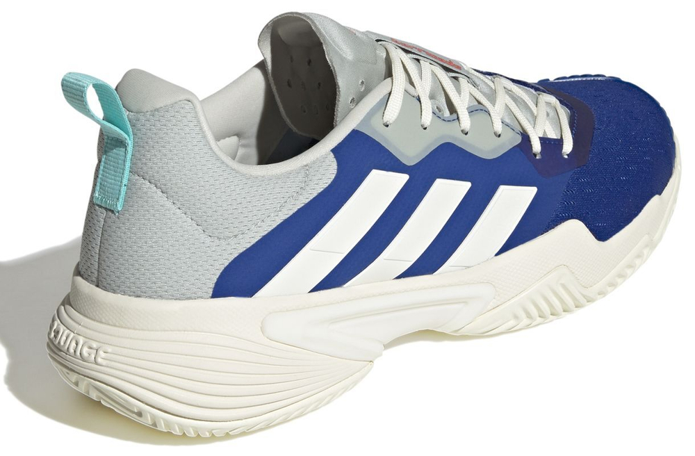 Мужские кроссовки теннисные Adidas Barricade - royal blue/off white/bright red