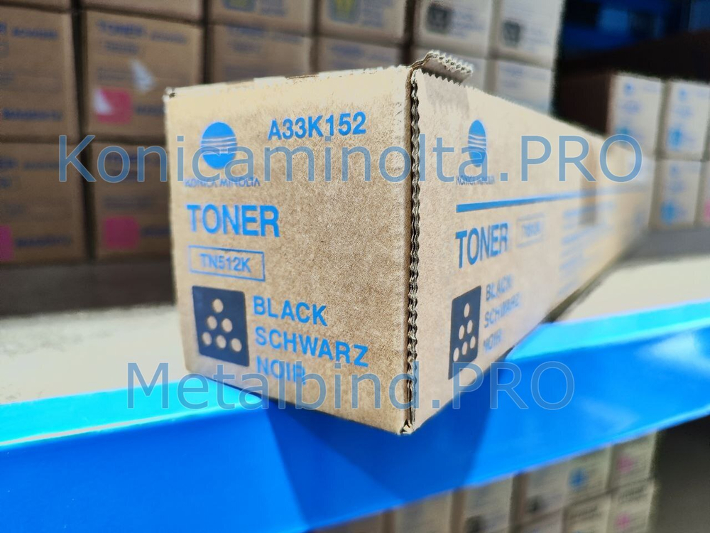 Тонер TN-512K Konica Minolta оригинальный черный A33K152