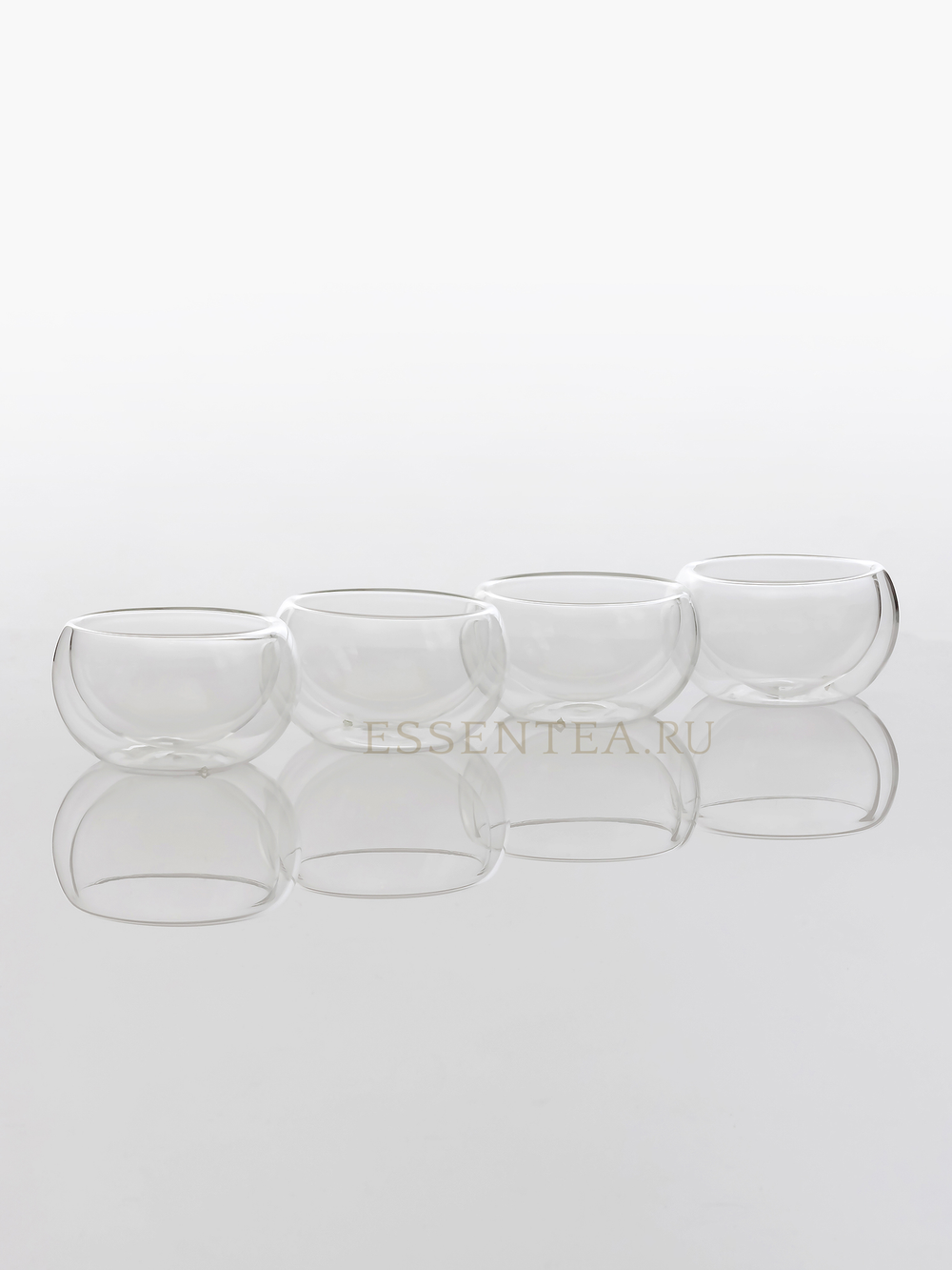 Чашка из боросиликатного стекла с двойными стенками 150 мл