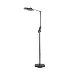 8332/15FL LEDIO LN26 458 темно-серый, металл/пластик Торшер LED 15W 3000/4000/6000K ССТ/диммер/LCD 220-240V GENRI