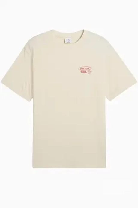 Футболка Puma Graphics Drive-In Tee - бежевый