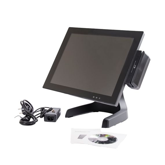 Сенсорный моноблок POScenter POS400 (J4125, P-CAP, RAM 4Gb / SSD 128 Gb, MSR), без ОС