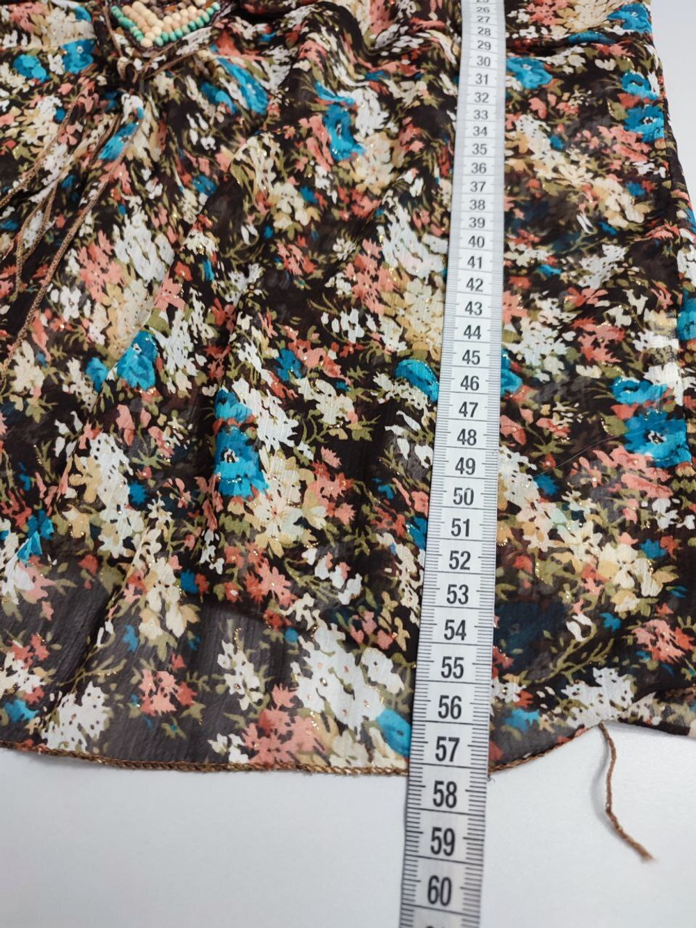 Топ Miss Wan летний с цветами 52 размер