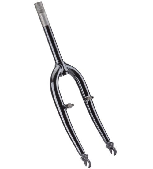 Вилка 20" 1"х194 мм жёстк. резьб/V-brake/сталь/черная для Pilot 420/450, арт. 110223