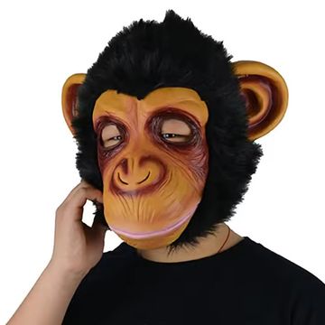 Маска обезьяны карнавальная арт. 136