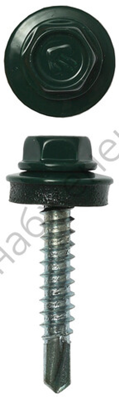 ЗУБР СКД 6005 35 х 4.8 мм, зел. насыщ., кровельный саморез, 380 шт (4-300315-48-035-6005)