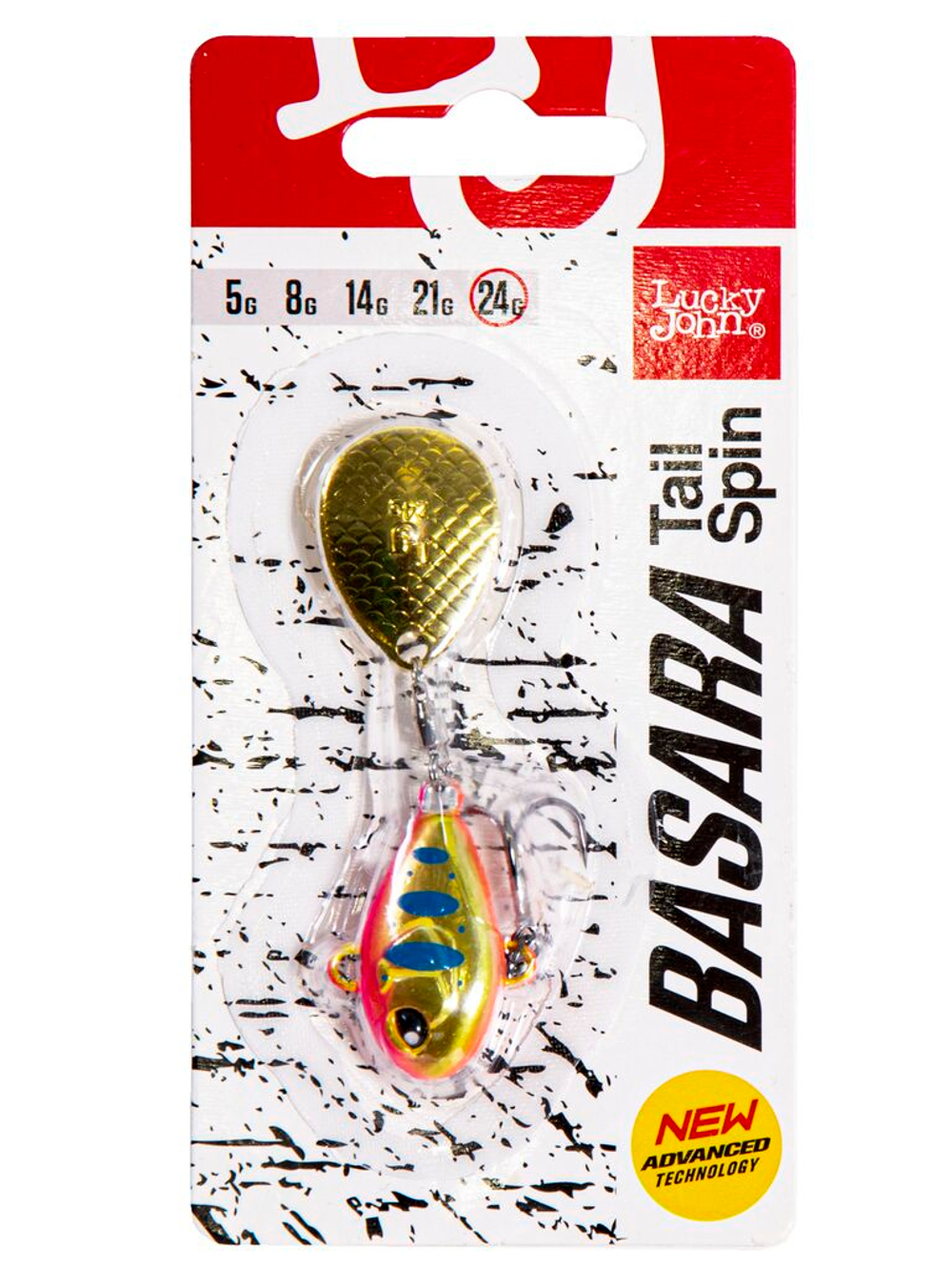 Тейл-спиннер Lucky John BASARA TAIL SPIN 24.0г 016 в блистере