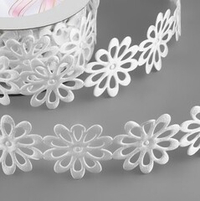 Фигурная лента "Цветочки" 40 мм