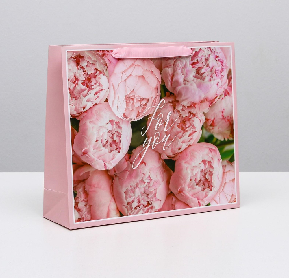 Пакет ламинированный горизонтальный For you, M 30 × 26 × 9 см