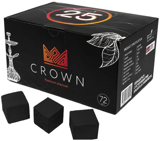 Уголь Crown 25//20 уп. в кор.