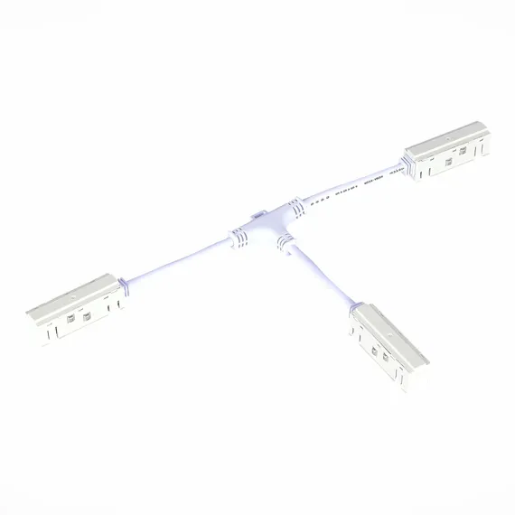 ST006.559.00 Коннектор питания T-образный для магнитного шинопровода ST-Luce Белый СКАЙЛАЙН 48V
