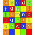 Коврик Английский алфавит для программируемого мини-робота Bee-Bot Умная пчела