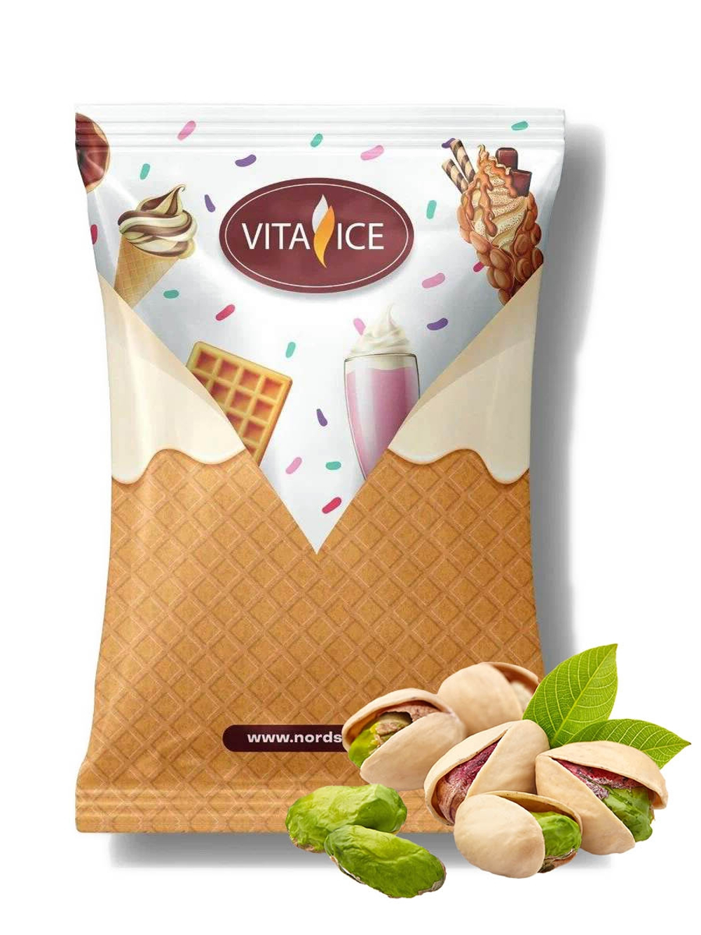 NDPrime «Vita Shake» Премиум со вкусом ФИСТАШКА (Смесь сухая для приготовления молочных коктейлей)