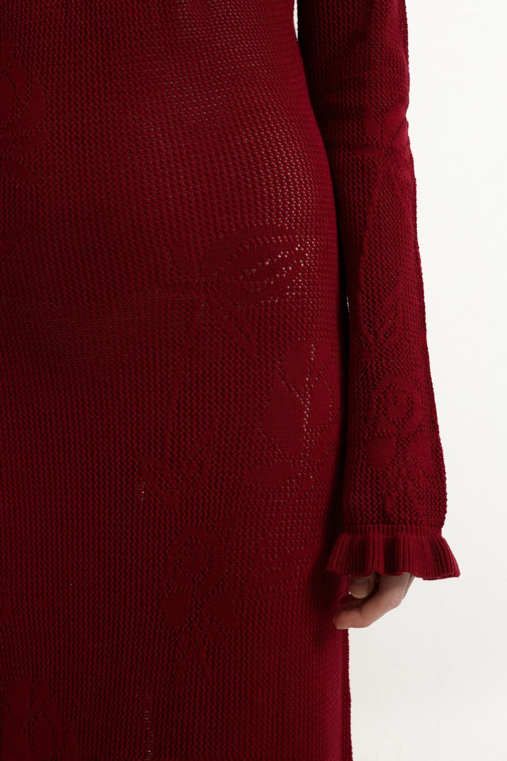 Платье из 100% хлопка Amore V Red Vine