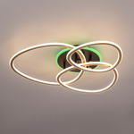 Citilux TRIO CL215B132 Люстра потолочная с пультом Черный+Золото