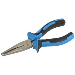 Тонкогубцы ЭРА 160 мм с длинным носом двухкомпонентные рукоятки | Шарнирно-губцевый инструмент