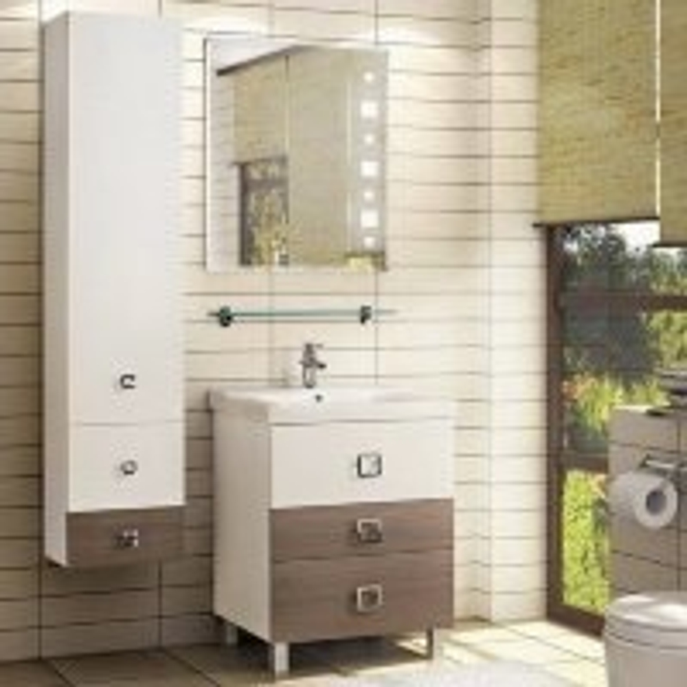 Шкаф - колонна, подвесная, СТАМБУЛ, сосна ларедо