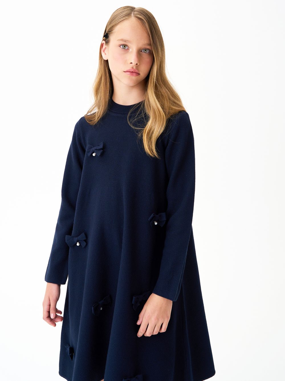 Платье для девочки AT1398 синий