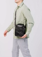 Сумка через плечо кожаная барсетка