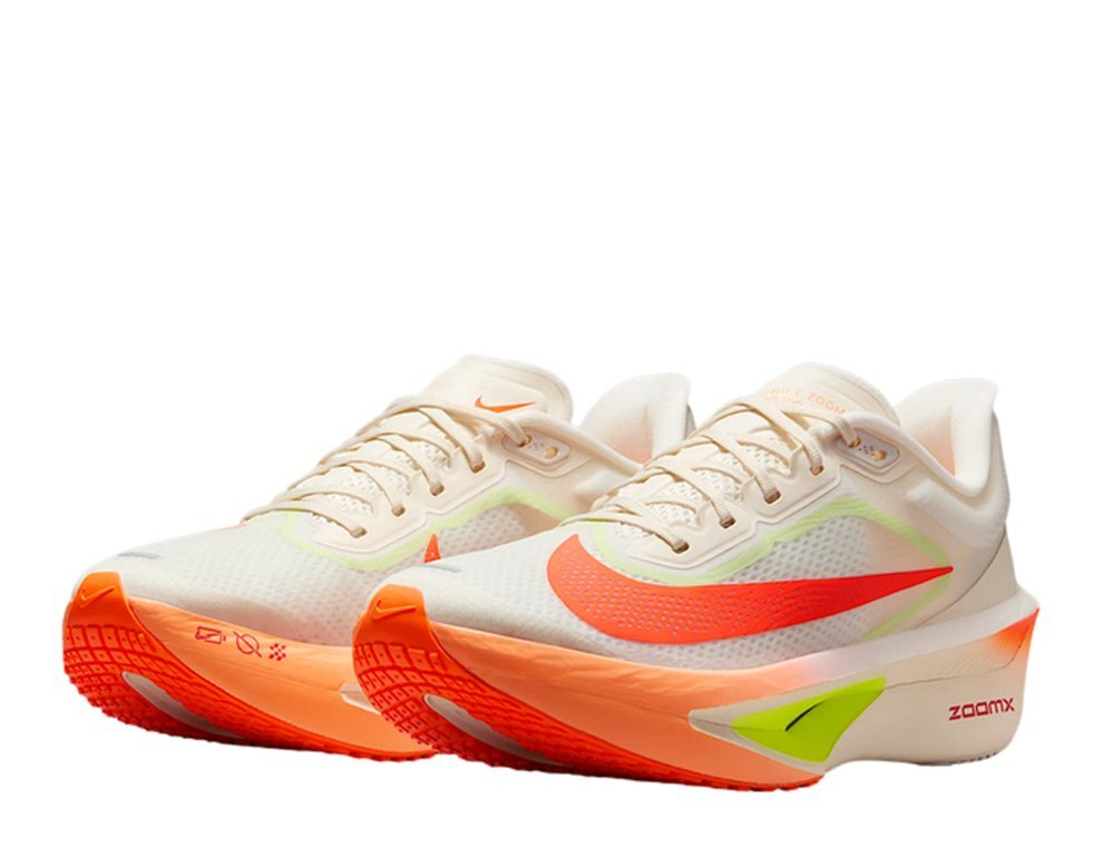 Женские беговые кроссовки Nike Zoom Fly 6 W Бело-Оранжевые