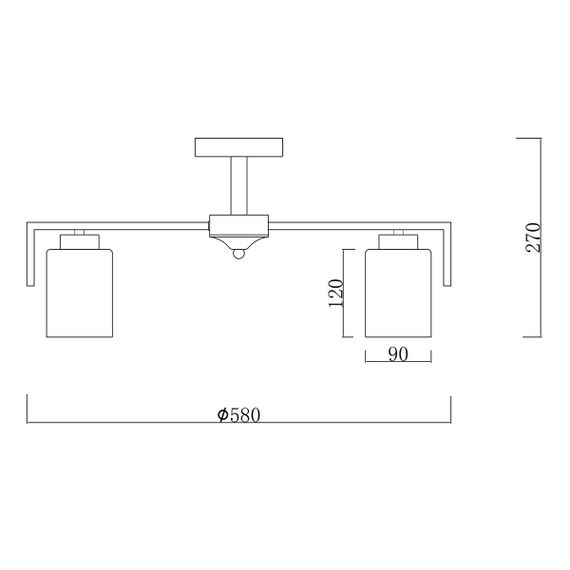 Потолочная люстра Escada Style 1142/5P Gold