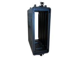 Короткий рэковый кейс 3 юнита 390мм LDPE +сумочка+ложемент в крышке| LDPE RACK3U390 | Внут. размеры 485*350*145мм