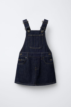 ZARA Х BENSIMON ® ДЖИНСОВЫЙ САРАФАН, СИНИЙ