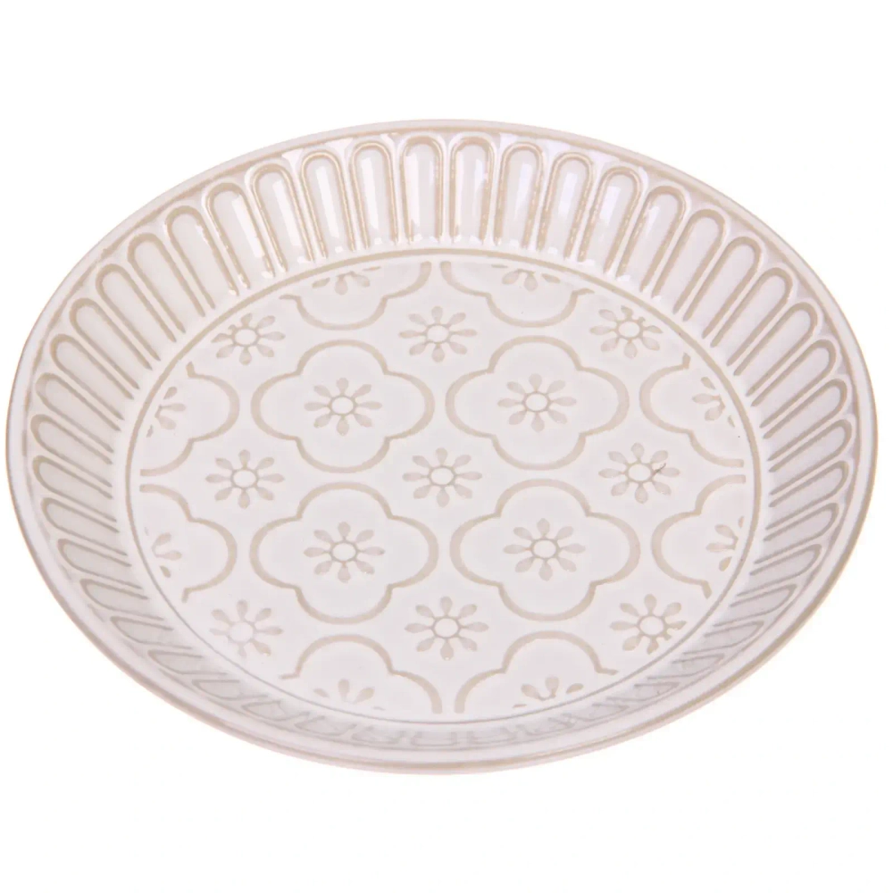 Чайная пара «Верона» (кружка 230мл, блюдце) цветы